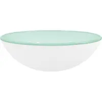 Syfax Lavandino in Vetro Temperato 42x14 cm Bianco