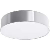Sollux Lampada da soffitto ARENA 45 grigio 3xE27 15W PVC 11x45x45cm Lighting