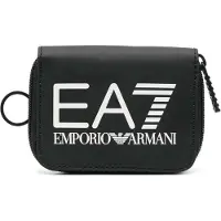 EA7 unisex. 245055_3R910 Portafoglio Maxilogo nero (OSFA), Casual, Poliestere