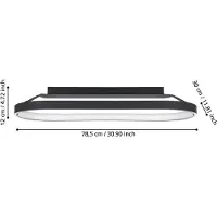 Eglo Plafoniera LED Codriales in nero