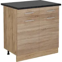Vicco Mobiletto base per cucina R-Line Sonoma 80 cm , PL Antracite, Model 53320
