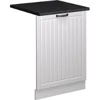 Vicco Pannello frontale della lavastoviglie Fame-Line Bianco rustico 60 cm , PL Antracite, Model 55238