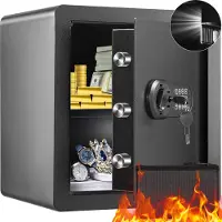 Vevor Cassaforte Cassaforte per documenti Cassaforte per contanti Cassaforte a muro 1,8 piedi cubi Ufficio