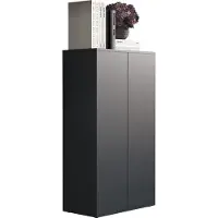 VCM Cassettiera in legno | Tavolino con ante girevoli | Dimensioni ca. H. 108 x W. 60 x D. 32 cm - Dalosa 3