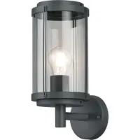 TRIO Lighting Applique da esterno TANARO, antracite, altezza 33 cm, metallo, IP44