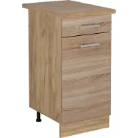 Vicco Mobiletto base per cucina R-Line Sonoma 40 cm , PL Rovere, Model 53963