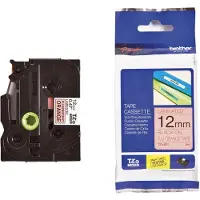 Brother Nastro TZe-B31 - Nero su arancione (12 mm)