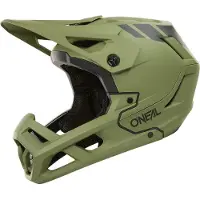 O'Neal SL1 Helmet Crest Casco per bici (L - 59/60 cm, olivia)