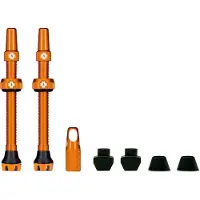 Muc Off Tubeless Valve Kit V2 Universal For MTB & Road Valvola per bicicletta (44 mm, orange)