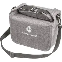 M-Wave Suburban Front Borsa da manubrio (7 l, grigio)