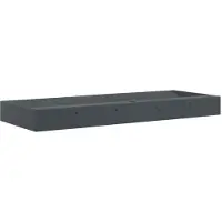 Syfax Lavandino 120x46x11 cm Blocco in Marmo/Minerale Antracite