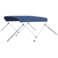 Syfax Bimini di Prua con Tendalino a 2 Archi Blu Marino 180x130x110cm