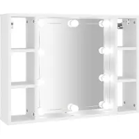 Syfax Mobile a Specchio con LED Bianco 76x15x55 cm