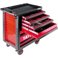 YATO Carrello portautensili professionale dotato di 177 pezzi