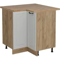 Vicco Mobile ad angolo cucina R-Line Bianco rustico 75.6 cm , PL Rovere, Model 53736