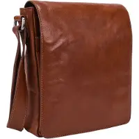 Leonhard heyden Cambridge Borsa a tracolla Vera Pelle 23 cm marrone