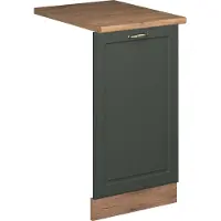 Vicco Pannello frontale della lavastoviglie Fame-Line Verde-oro rustico 45 cm , PL Rovere, Model 55299