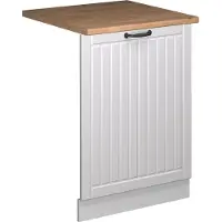 Vicco Pannello frontale della lavastoviglie Fame-Line Bianco rustico 60 cm , PL Rovere, Model 55239