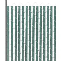 Vevor 1130 mm doghe verticali a doppia parete, doghe in rete metallica HDPE ad alta densità, perfette per giardino, fattoria, campo sportivo (verde)
