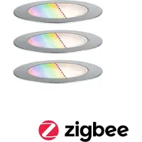 Paulmann Plug & Shine Lampada da incasso a pavimento a LED Set di 3 pezzi