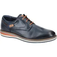 Pikolinos per uomo. M1T-4050C1 Scarpe Avila M1T-4050C1 in pelle blu scuro (47), Basso, Stringhe, Casual, Navy