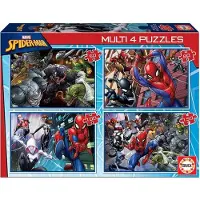 Educa Multi 4 50-80-puzzle Di Ultimate Spiderman 100-150 Pezzi