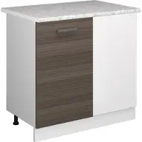 Vicco Mobile ad angolo cucina R-Line Grigio nobile 86 cm , PL Marmo, Model 37754