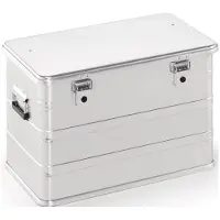 Quality Brand Cassetta in alluminio con serrature a leva incernierate con fori L 582 x L 385 x H 397 mm 76 l - C76