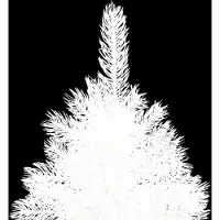 Prolenta Maison Exclusive - Albero di Natale artificiale con aghi realistici, bianco, 240 cm