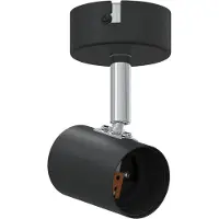 Syfax Faretto da soffitto Nero 6,5 x 6 x 11,5 cm Metallo