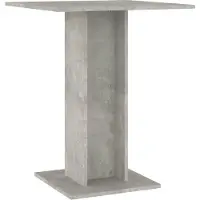 Syfax Tavolo da Bistrot Grigio Cemento 60x60x75 cm Legno Multistrato
