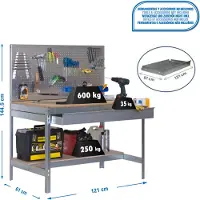Simonwork (bancos De Trabajo) Banco Da Lavoro Bt2 Box 1445x1210x610 Mm