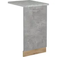 Vicco Pannello frontale della lavastoviglie R-Line Calcestruzzo 45 cm , PL Marmo, Model 55043