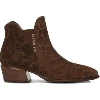 Hispanitas per donna. PHI254383 Stivaletti in pelle marrone Verona (39), 3 a 5cm, Nessuno, Casual, Animal Print