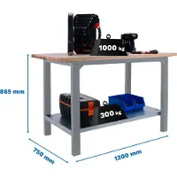 Simonwork (bancos De Trabajo) Banco Da Lavoro Bt6 Pro 865x1200x750 Mm