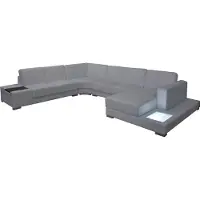 Xl Moebel Gmbh Ledersofa Couch Wohnlandschaft Ecksofa Garnitur Design Modern Sofa U-Form mit USB