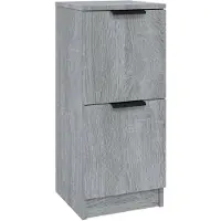 Syfax Credenza Grigio Sonoma 30x30x70 cm in Legno Multistrato