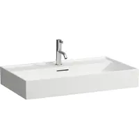 Laufen Kartell lavabo à poser, 1 trou pour robinet, avec trop-plein, 800x460mm, H8163367571041, H8163367571041