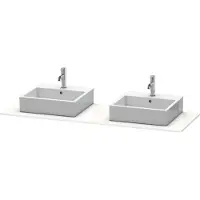 Duravit Console XSquare, 2 découpes, 1600x16x550mm, XS063HB3939, XS063HB3939