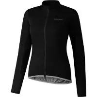 Shimano Women's Windflex Jacket Giacca ciclismo Donna (L, nero)