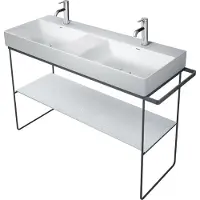 Duravit DuraSquare console en métal 126,5x45,1cm, pour lavabo 235312, sur pied, 0031174600, 0031174600