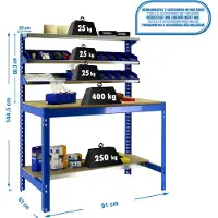 Simonwork (bancos De Trabajo) Banco Da Lavoro Bt1 1445x910x610 Mm