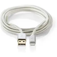 Nedis Cavo Lightning 8 Pin A Usb-a Maschio 48 Mbps Placcato/intrecciato In Alluminio Nylon Oro 1 M