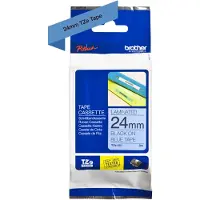 Brother Nastro TZe-551 - Nero su blu (24 mm x 24 mm)