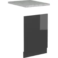 Vicco Pannello frontale R-Line Antracite lucido 45 cm , PL Marmo, Model 53636