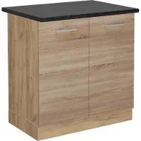 Vicco Mobile lavello cucina R-Line Sonoma 80 cm , PL Antracite, Model 54203