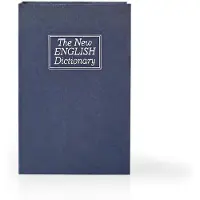 Nedis Cassaforte a libro | Foro per la chiave | Interno | Medio | Volume interno: 1,6 l | 2 chiavi incluse | Blu / Argento.