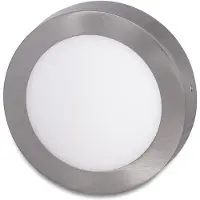 Ecolite Pannello LED Silver rotondo 300mm 25W Colore della luce: Bianco luce diurna LED-CSL-25W/41/CHR