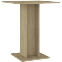 Syfax Tavolo da Bistrot Rovere Sonoma 60x60x75 cm Legno Multistrato