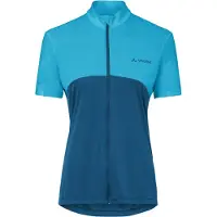 Vaude Bike Women's Matera Full Zip Tricot Maglietta da ciclismo Donna (40, blu)
